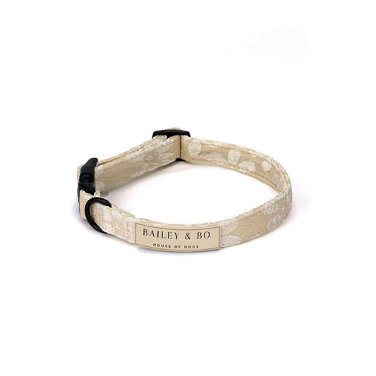 Hunde Halsband verstellbar - Vanilla Blossom Kollektion